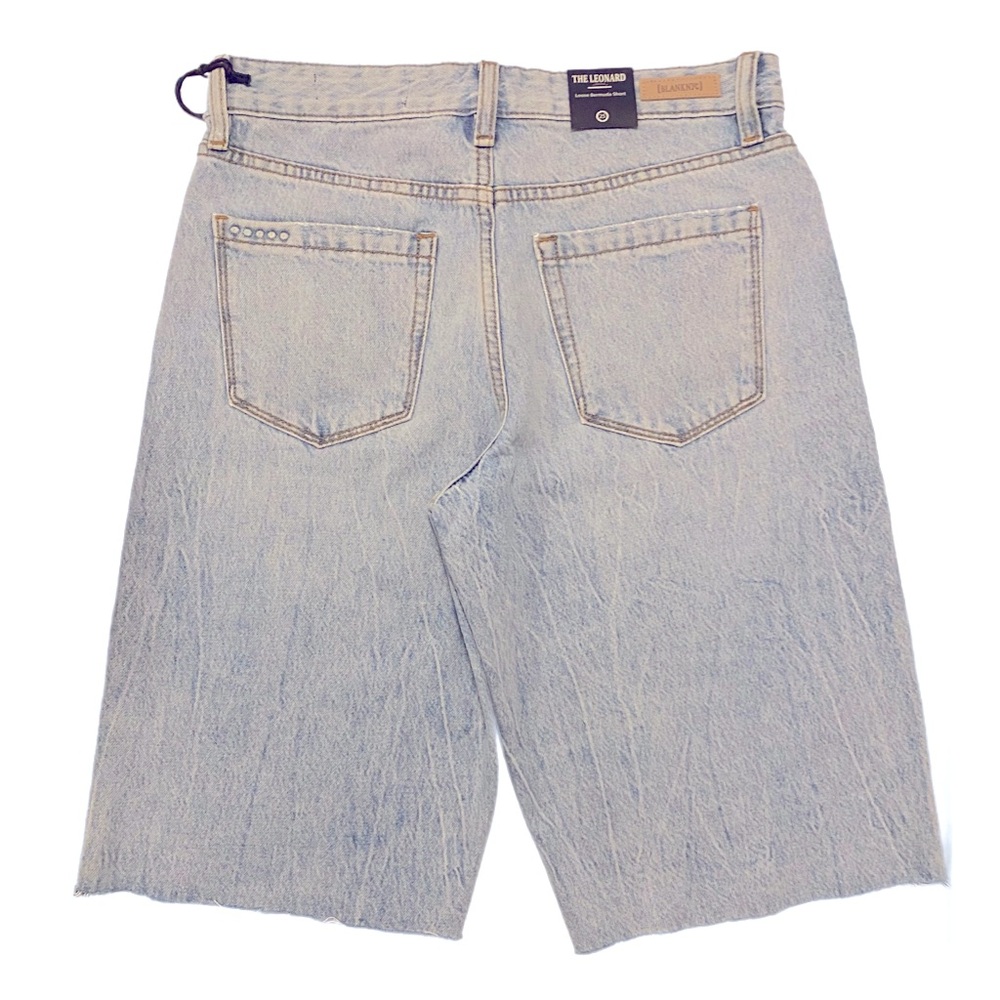 NWT Blank NYC The Leonard Distressed Bermuda Shorts Size 25 - Picture 2 of 10